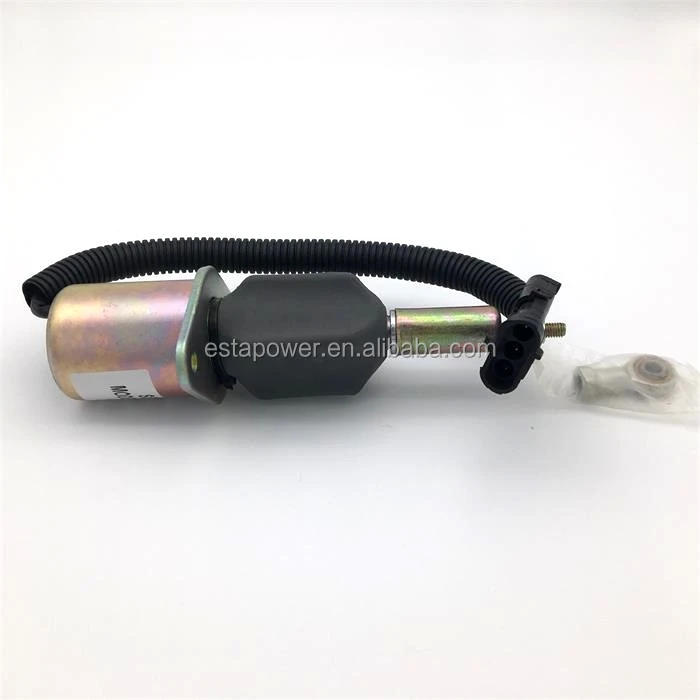 Engine Stop Solenoid SA-4335-12 Diesel Shut off Solenoid 3923680 SA ...