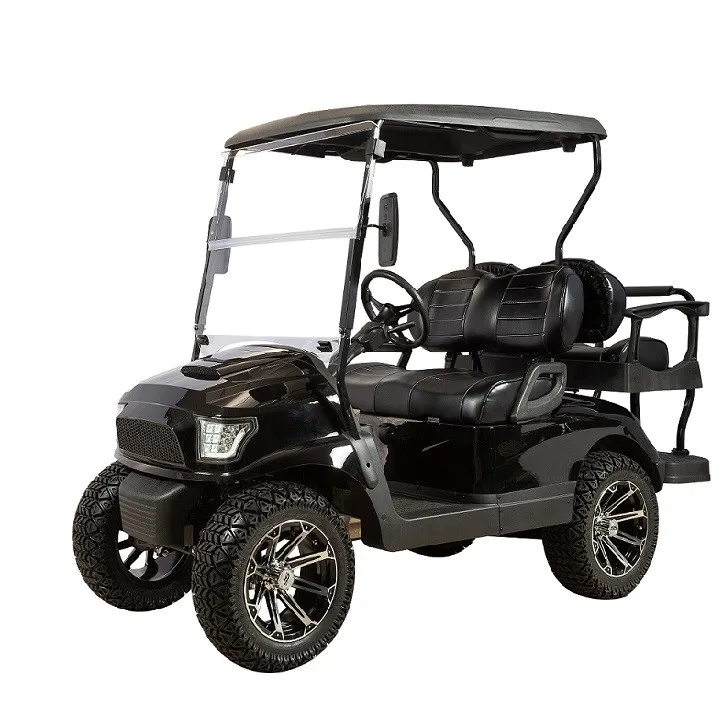 Custom Cheap Gas Or Electric Powerwed 4 Passenger Golf Cart Chinese
