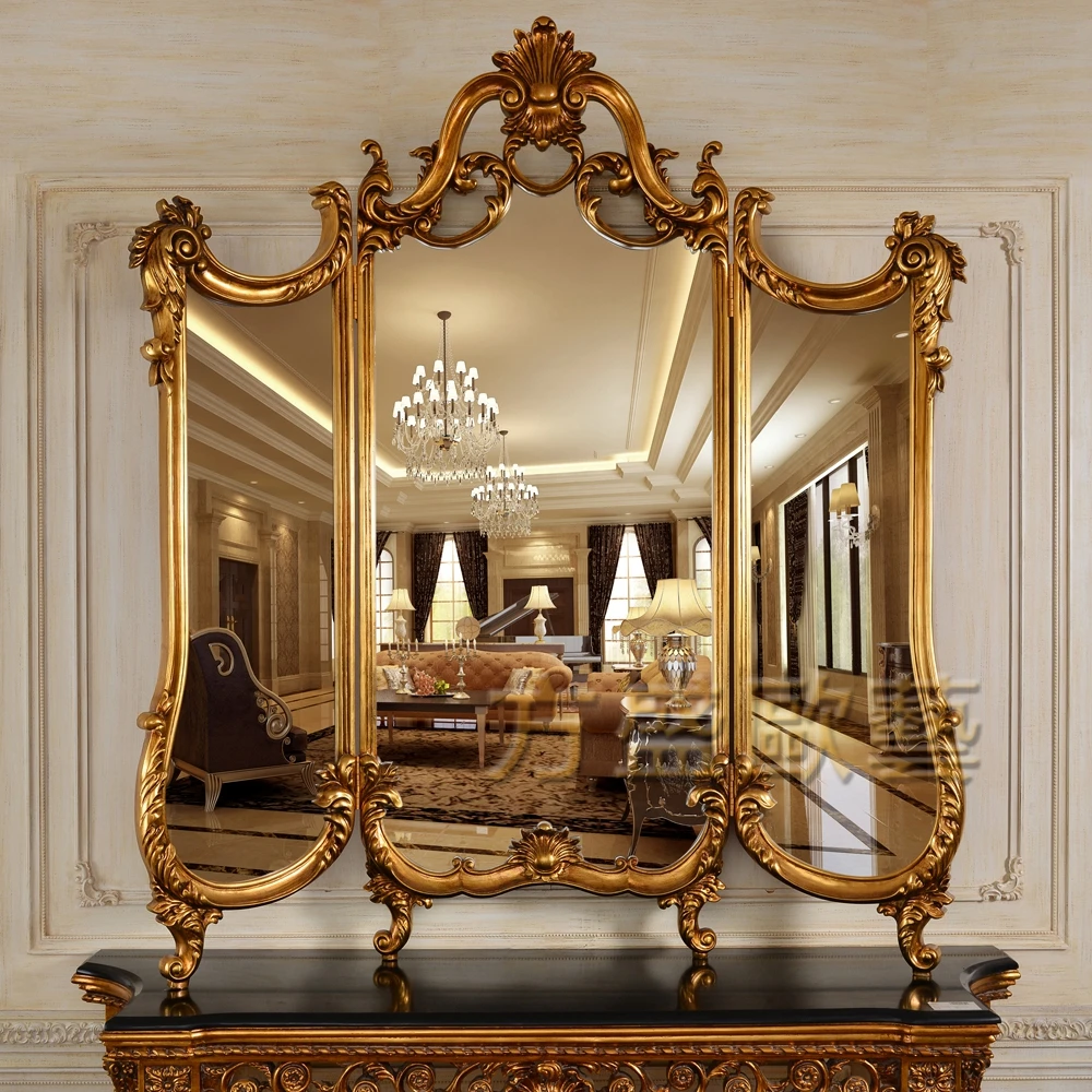 C246 European Style Antique Room Big Decorative Mirror - Buy Antique ...