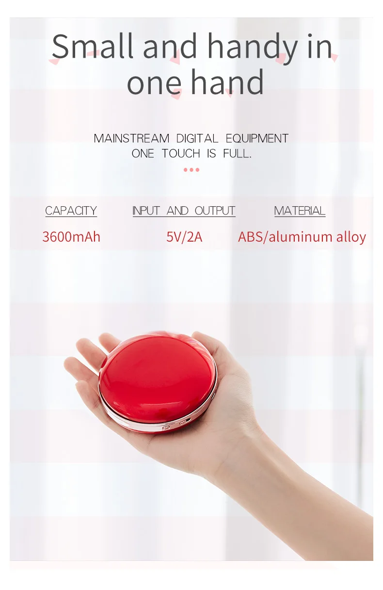 Bulk Warm Hand Portable Power Bank Winter Pocket Hand Heater With Hand