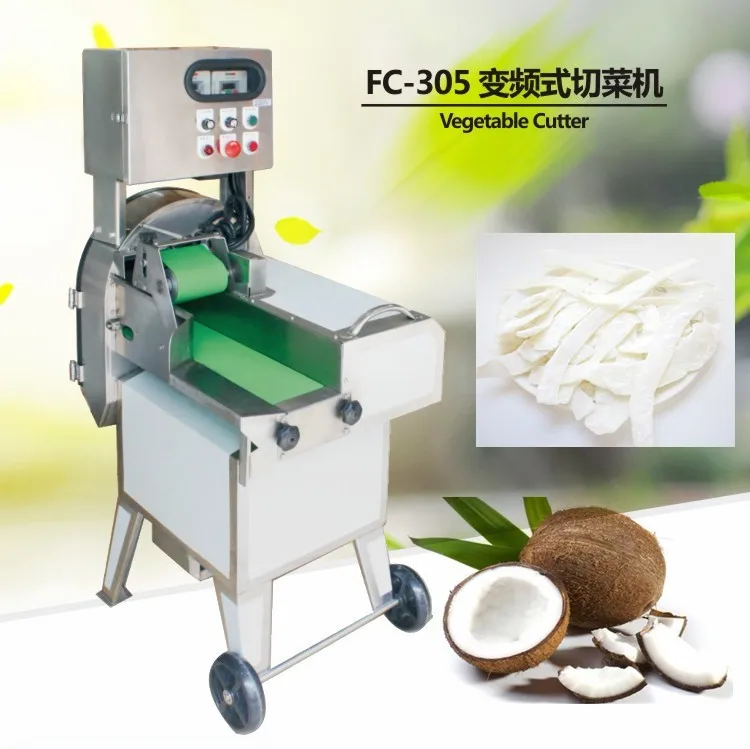 High Efficiency Adjustable Coconut Slicing Machine Coconut Cutter Fc