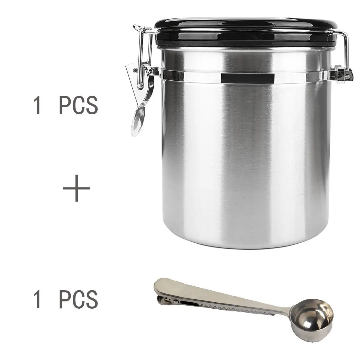 coffee canister with scoop