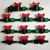 Watering systems Irrigation Drip Tape Mini ball valve, female thread to barbed valve