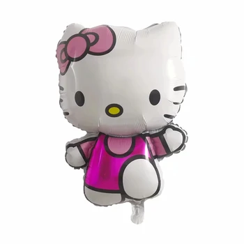 Hello Kitty Walking Cat Shaped Foil Balloon Animal Cartoon Balloon