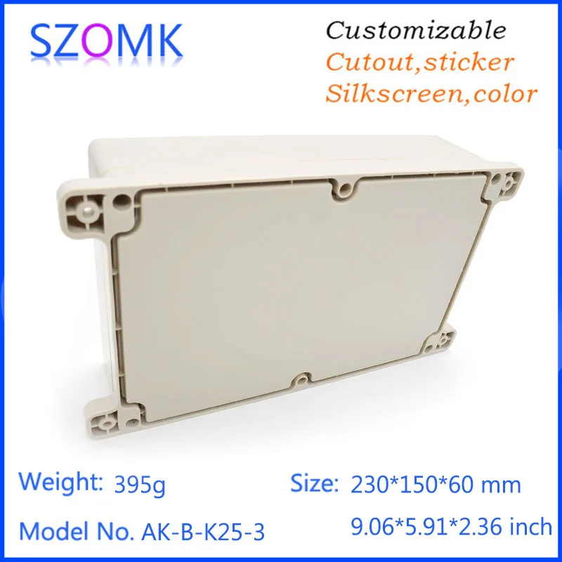 Ip65 Abs Plastic Waterproof Enclosures With Wall Mounting 230x150x60 Mm