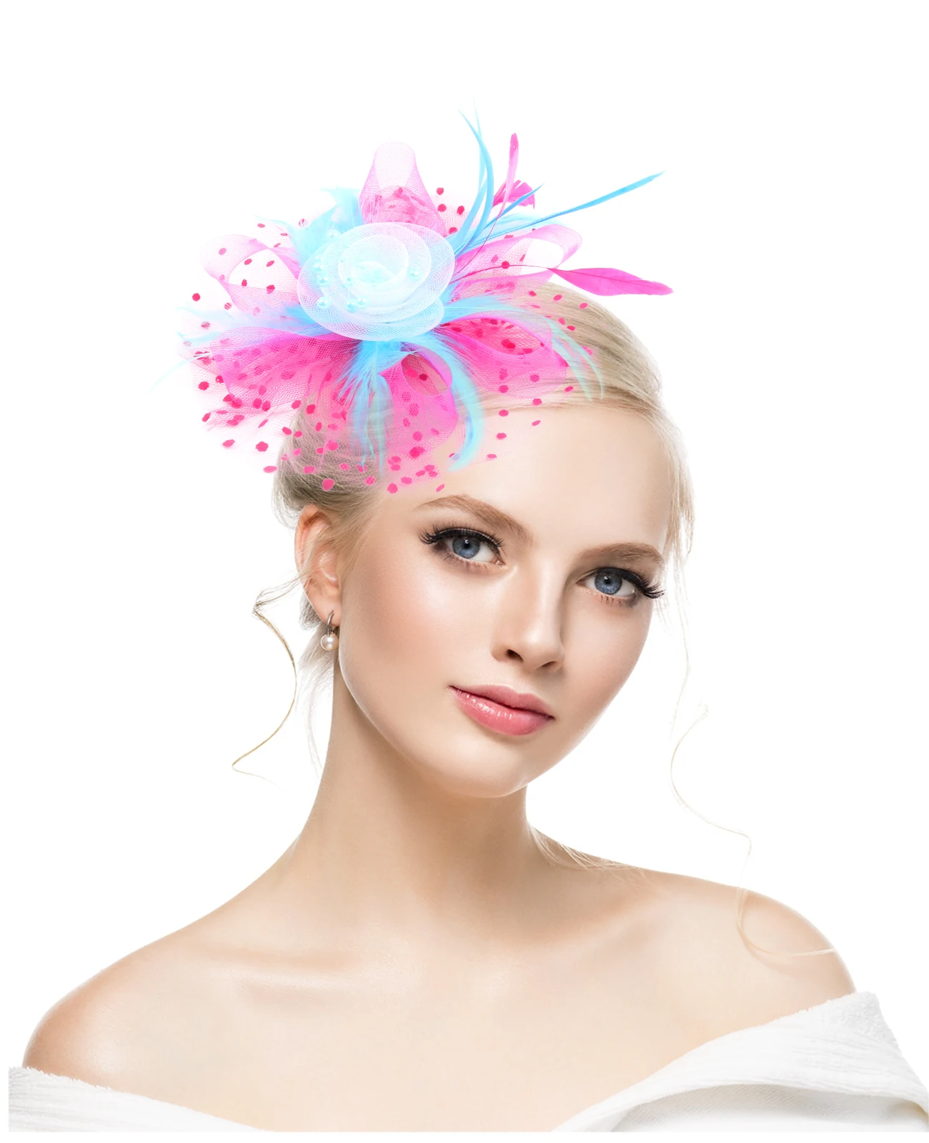 Women/'s Feather Fascinator Please choose Wedding Accessories Headpiece