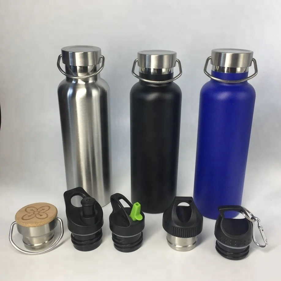 Stainless Steel Outdoor Hiking Water Bottle Camping Flask Drink Bottle