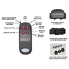 4 in 1 Pet Remote Trainer Dog Electric Training Shock & Vibrate Collar
