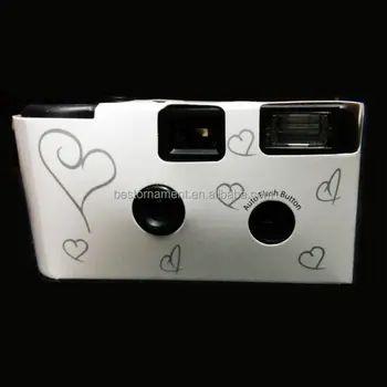 Hearts Disposable Wedding Bridal Camera With Flash 35mm Buy Cheap