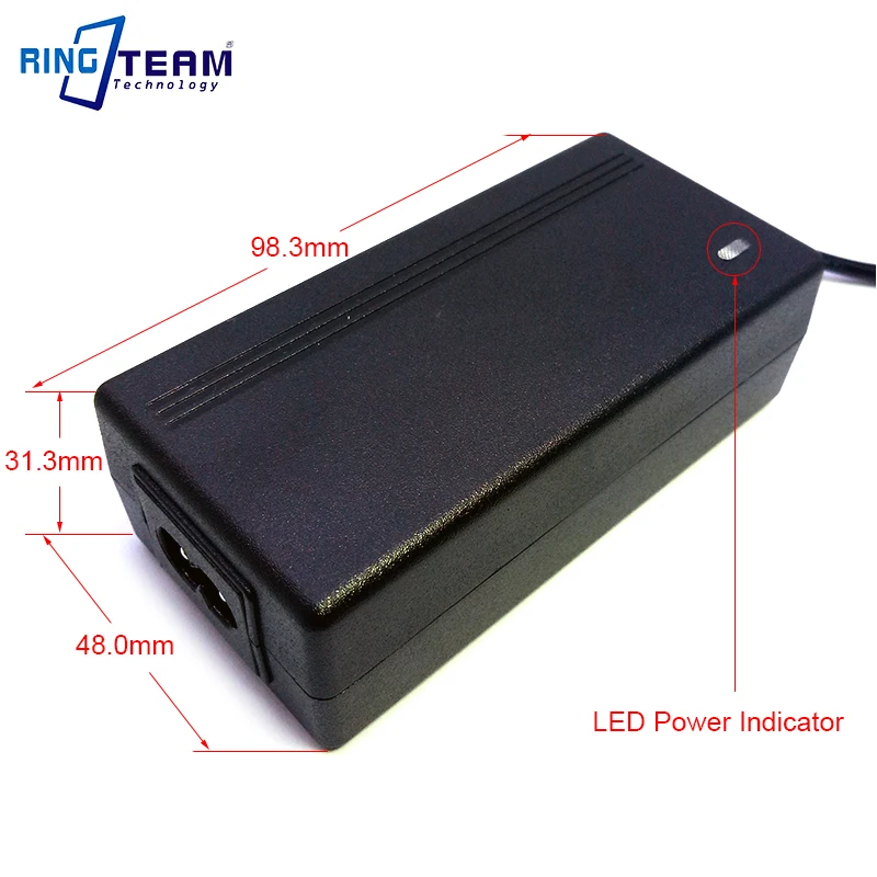 RingTeam 12V 2.5A AC Power Adapter for CCTV Closed Circuit TeleVision Monitor LED Lamp Digital Cameras Set-top Boxes Routers supplier