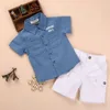 summer latest online hot selling boutique cute baby boy clothes set