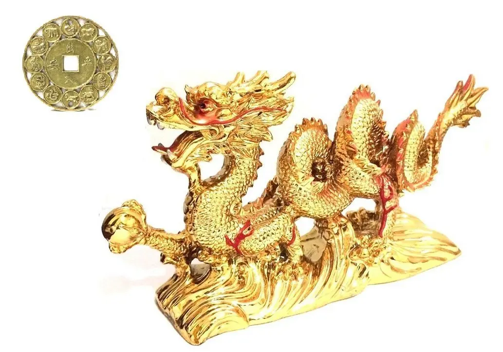 Золотой дракон купить. Золотой китайский дракон статуэтка. Фигурка дракон Китай e318340. Фигурки китйского дракон. Фигурка "золотой дракон".