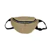 New summer beach resort women's straw bag shell mini fanny pack travel belt wallets fashion messenger bag shoulder chest bag