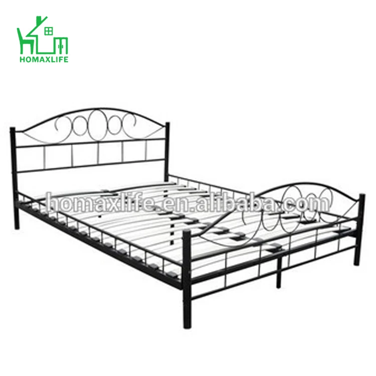 latest iron bed steel cots double cot 