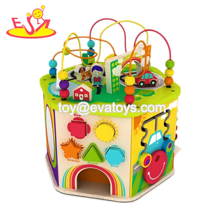 Wholesale Children Multi Function Wooden Activity Cube Toy For Sale W11b163 Buy Activity Cube
