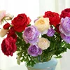 Hot sale bulk stock cheap long stem artificial silk roses
