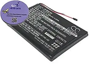 vintrons (TM) Bundle - 1500mAh Replacement Battery For GARMIN 361-00066-00, + vintrons Coaster