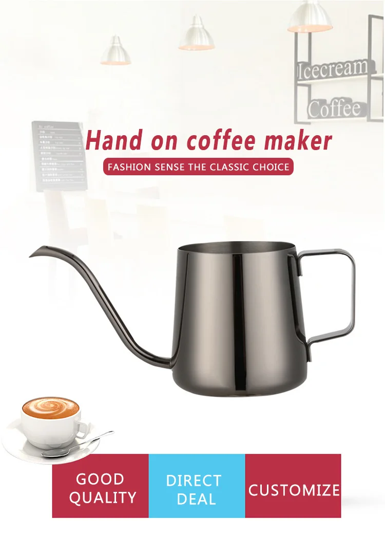 350 Ml Rose Gold Drip Coffee Pot Amazon Best Selling New Products Supply Kitchen Honey Boiled