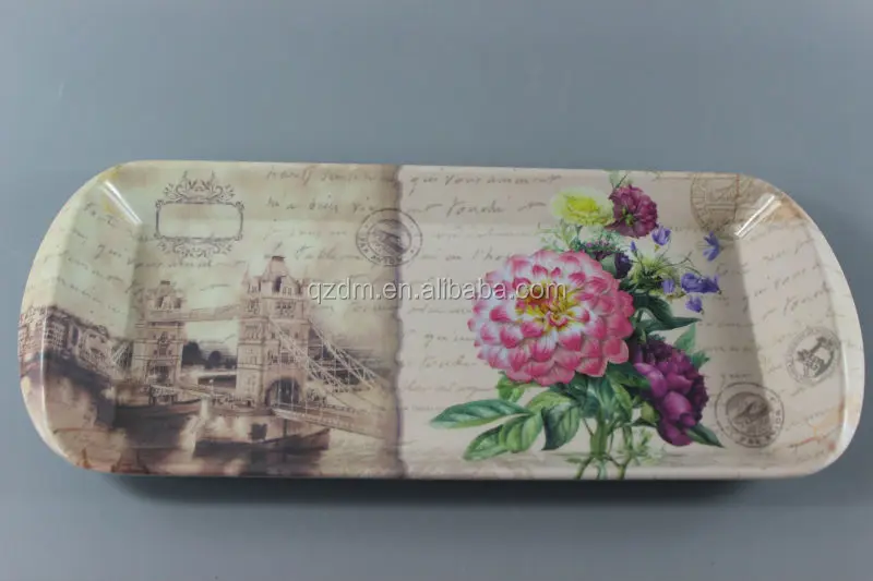 12inch plastic rectangular tray with handle