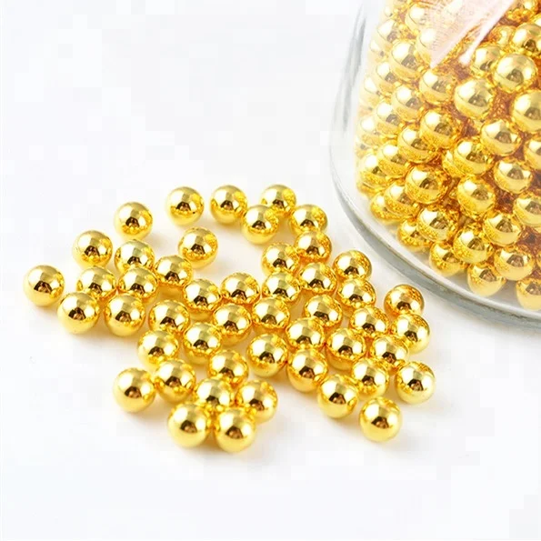 Yiwu Factory Direct Selling Round Plastic Bead Abs Pearl Beads No Holes