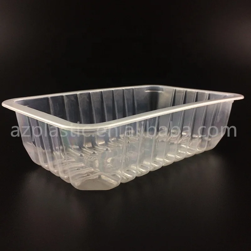 Disposable Plastic Vegetable Trays Transparent Pet Vegetable Fruit