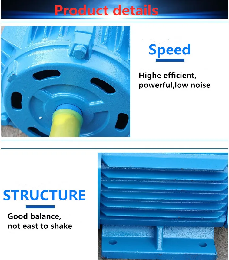 3 phase ac motor induction motor electric for car
