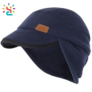 fleece flat cap