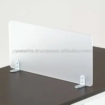 Japanese High Quality Office Furniture Frosted Acrylic Desk Screen