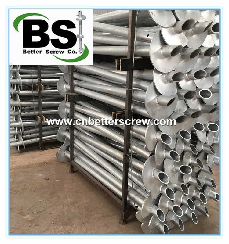 Foundation repair Galvanized steel Screw Piers