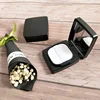 2018 new design magnet empty square cometic black powder packaging CC container BB cushion case