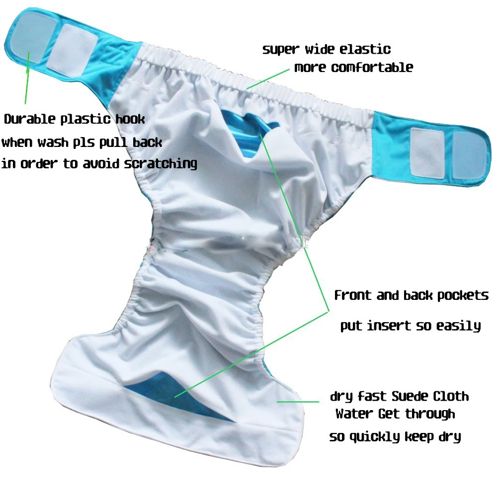 Factory Price Custom Reusable Waterproof Adult Cloth Diaper Pull Up ...