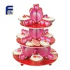 Retail Promotion 3 Layer Cake Cupcake Stand For Birthday Party
