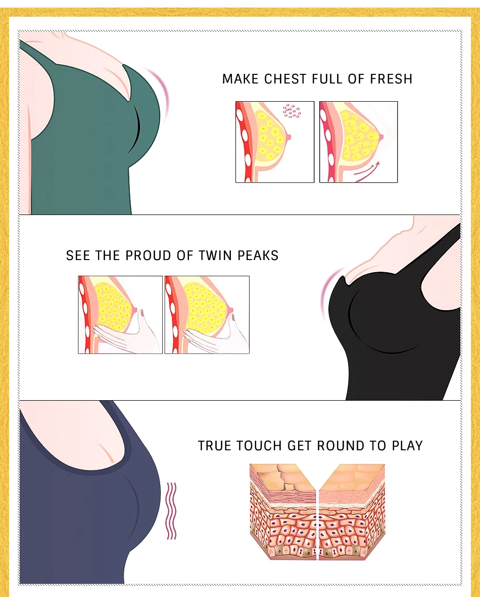 Female Breast Mask Silicone Breast Mask Bosom/udder/bust Enlargement