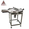 Stainless steel rotary glass bottle sorting table unscrambler machine