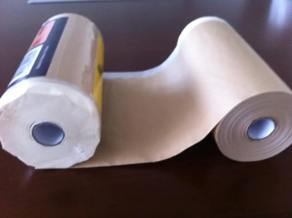 Car Auto Painting Masking Kraft Paper In Roll Buy Masking Kraft Paper