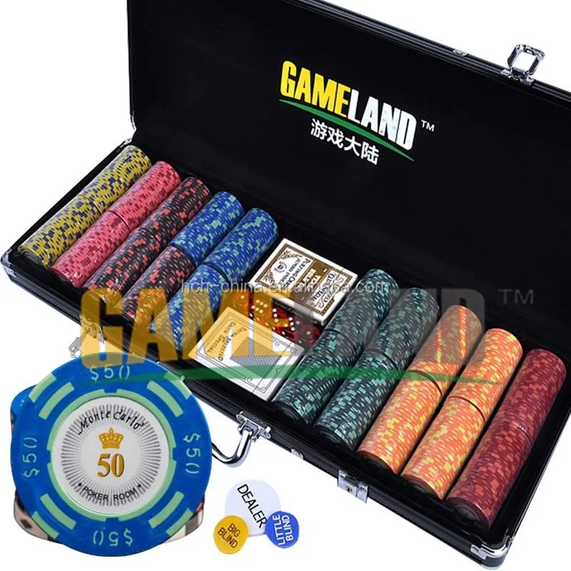 Ltd 500-piece poker chip set