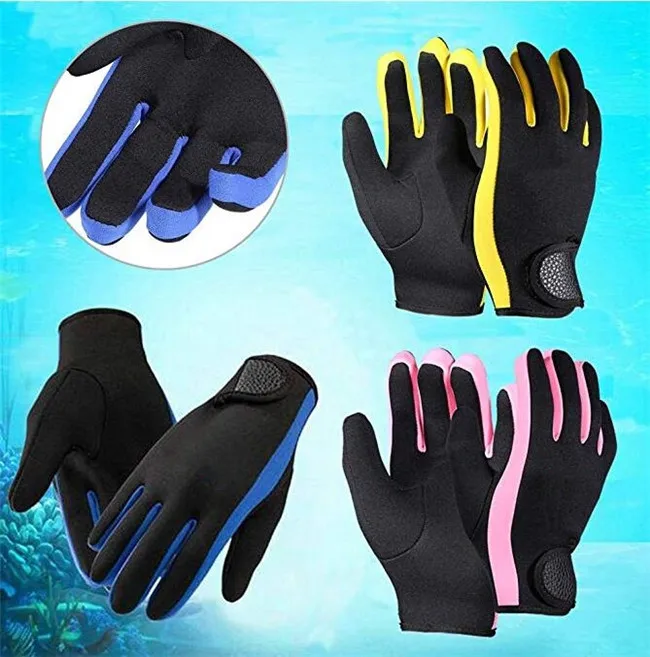 Neoprene Gloves For Snorkeling Diving Scuba Spearfishing Water Sports