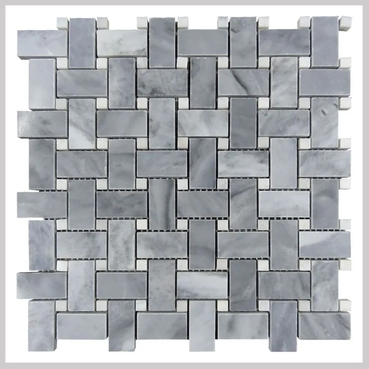 Popular marble mosaic tile italian gray series mosaic for decoration