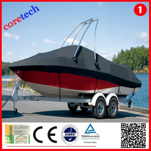 Hot High Quality 600d Polyester Waterproof Lightweight Boat Cover