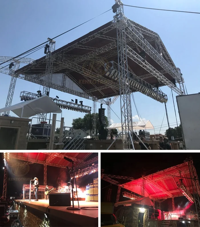 铝舞台框架桁架结构 290毫米 spigot 桁架 f34 用于事件