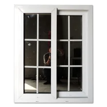מפעל UPVC חלון מחיר הזזה windows עם אופציונלי עיצוב חלון ברזל גריל