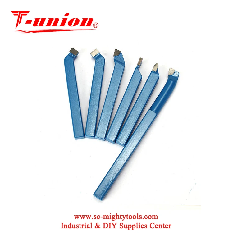 Outils de D/écoupe de Tour 16x16mm Set dOutils pour Tour avec Pointe en Carbure 11 Pi/èces