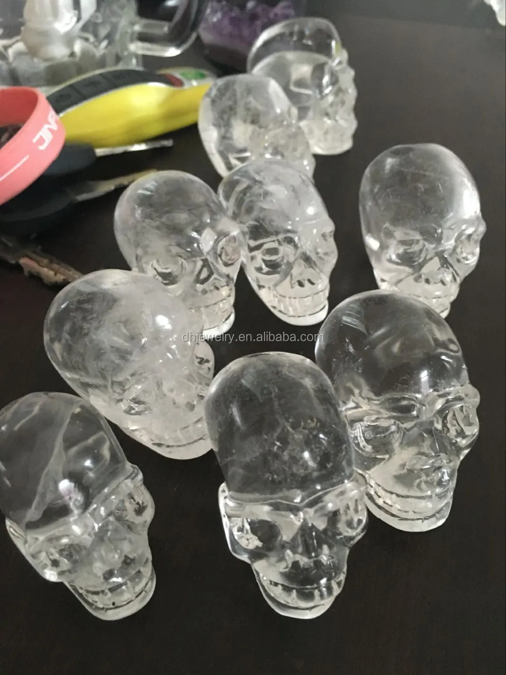 Wholesale Clear Quartz Crystal Skull For Sale Natural Carved Crystal ...