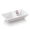 Customized luxury 100% hard plastic melamine dish dinner divided plate for restaurant
