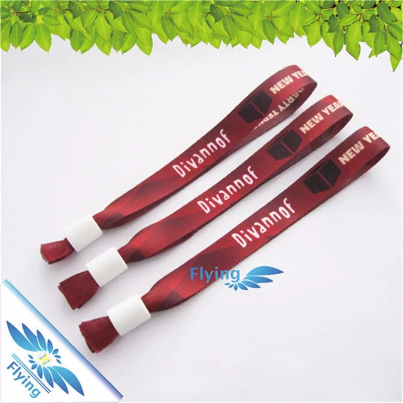 Fair Festival Fabric Wristbands Clasp Heat Transfer Girl Hand Bands For Party Event Buy