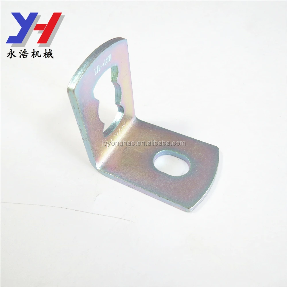 Sheet Metal Punched Zinc Coated Steel 90 Degree Angle Plate - Buy 90 ...