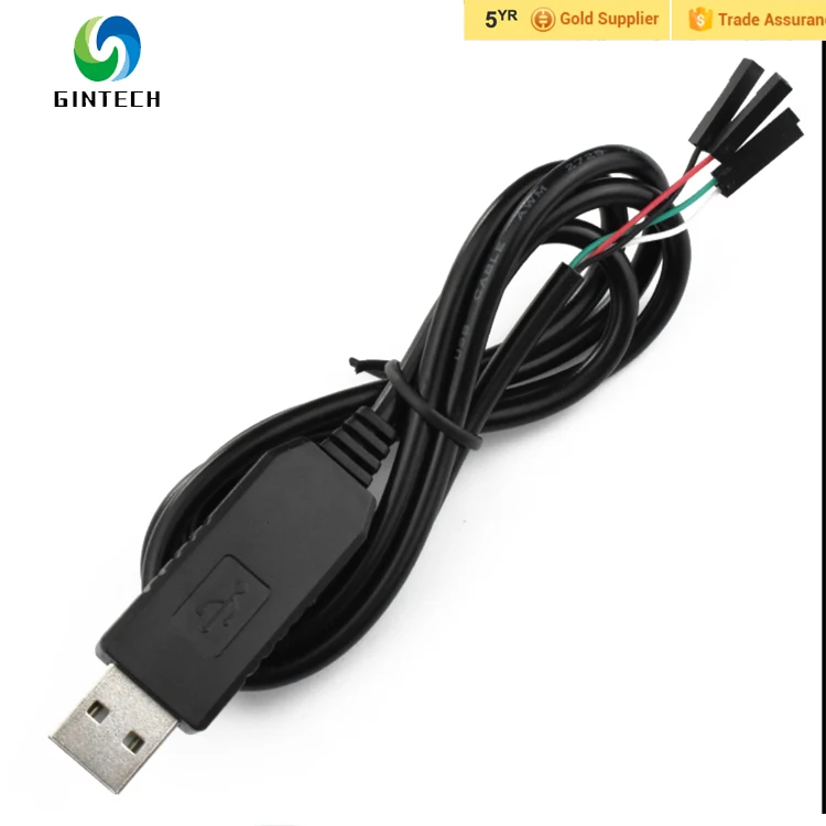 5pcs//lot PL2303HX USB Turn TTL RS232 Module Upgrade USB to Serial Download Cable Nine Brush line