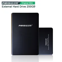 Free shipping Original PIRISI P8 External Hard Drive 250GB HDD Storage Devices Laptop Desktop Portable Hard Disk Plug and Play