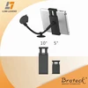 Adjustable aluminum and plastic double suction cup tablet car windshield holder
