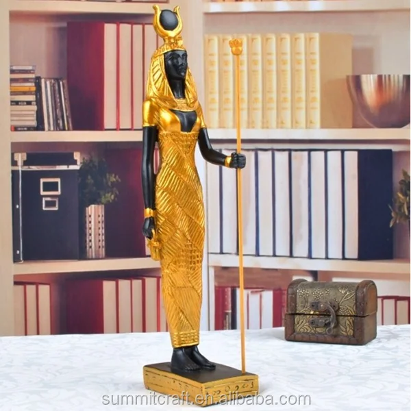 egyptian resin statues